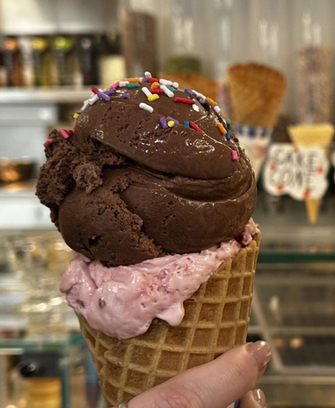 Ice cream cone from The Canteen