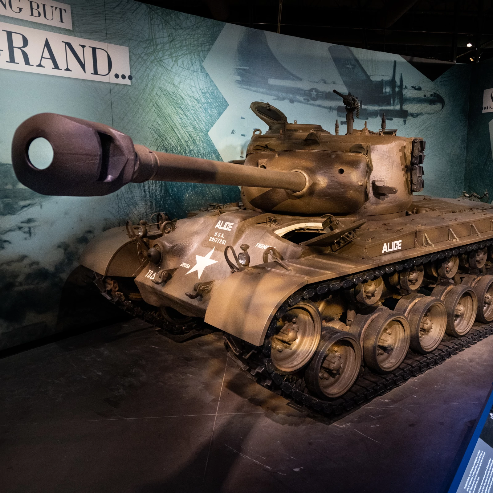 Tank on display at the National Museum of Military Vehicles