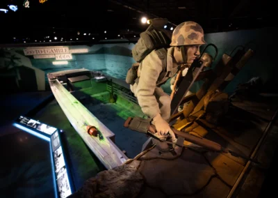 First Lieutenant Baldomero López was immortalized in an iconic photograph taken as he led his men over the seawall during the Battle of Inchon, reportedly shouting, “Follow me!”