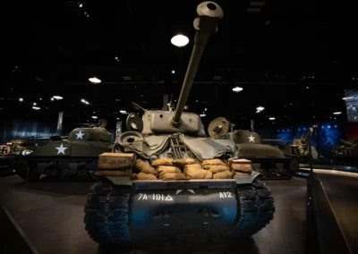 M4A3E8 Sherman Tank: One of the iconic exhibits in The National Museum of Military Vehicles