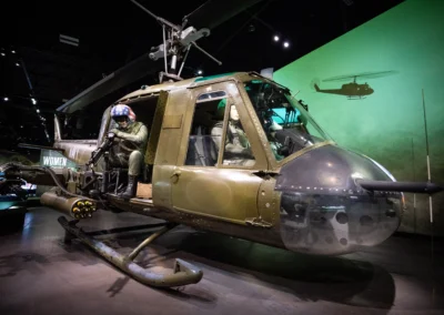 The UH-1 Iroquois, the “Huey,” was the Vietnam War’s iconic helicopter. First flown in 1956, the initial UH-1A deployed to Vietnam in March 1962.