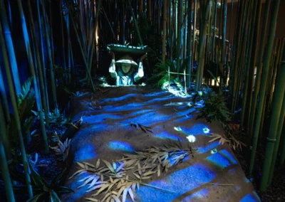 A visually and audibly intense recreation of nighttime jungle warfare in Vietnam. The exhibit brings to life the harrowing conditions soldiers faced, from booby traps and land mines to the hidden entrance of a Viet Cong tunnel complex and a fortified North Vietnamese Army bunker.