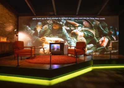 The Vietnam War was the first conflict broadcast directly into living rooms worldwide, bringing the brutal realities of combat into sharp focus through television. CBS anchorman Walter Cronkite traveled to South Vietnam to see the situation firsthand.