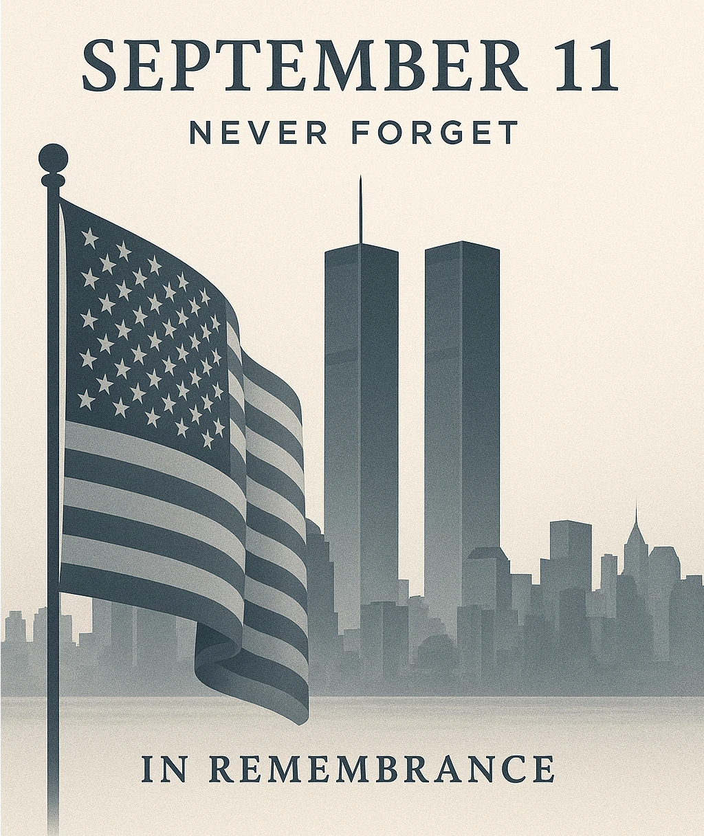 "September 11 – Never Forget." The National Museum of Military Vehicles offers free admission on this day in tribute to those affected by the 2001 attacks, thanks to a generous and anonymous donation. "September 11 – Never Forget." The National Museum of Military Vehicles offers free admission on this day in tribute to those affected by the 2001 attacks, thanks to a generous and anonymous donation.