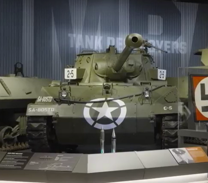 Tank destroyer from World War II