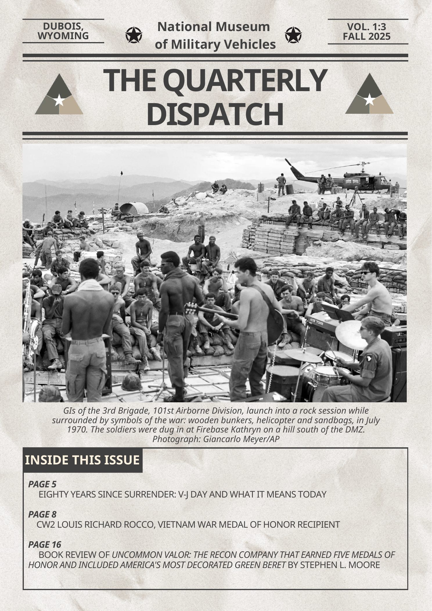 Fall 2025 Quarterly Dispatch cover